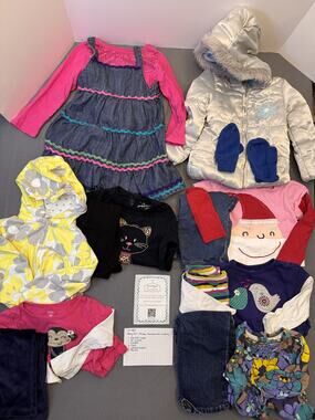 Baby Girl 24M Fall/Winter Outfit & Clothing Lot #489